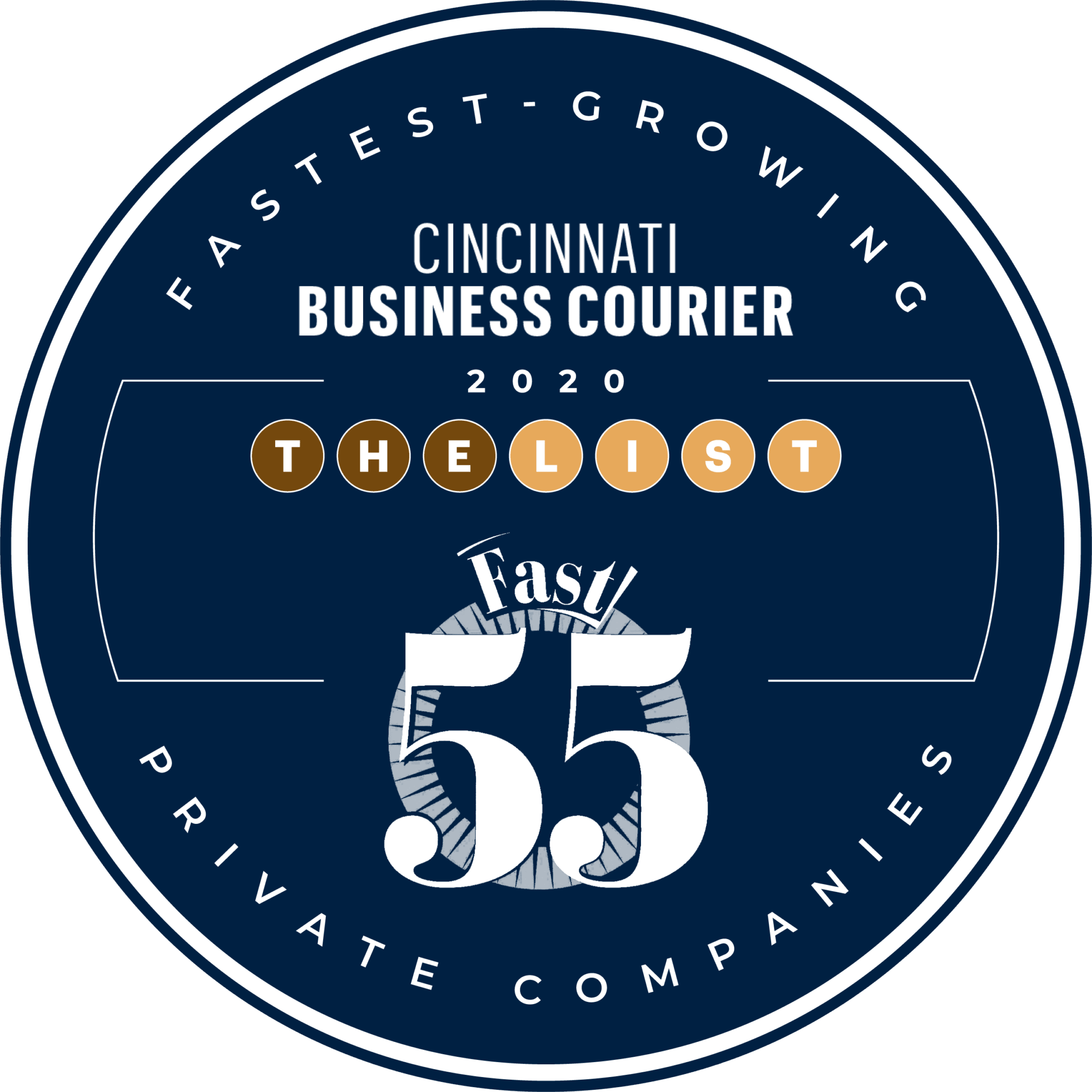 Cincinnati Business Courier Fast 55 Logo Icon