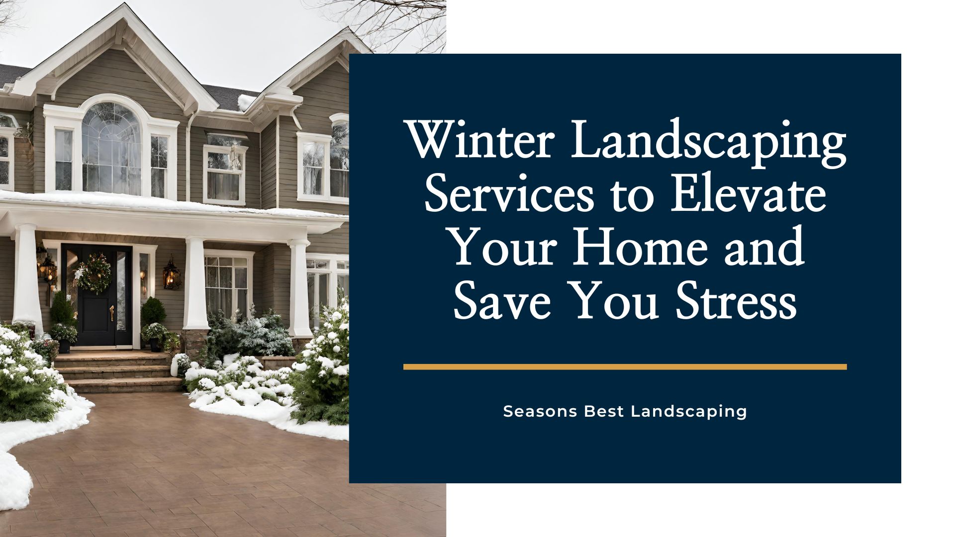 Holiday Winter Landscaping Services