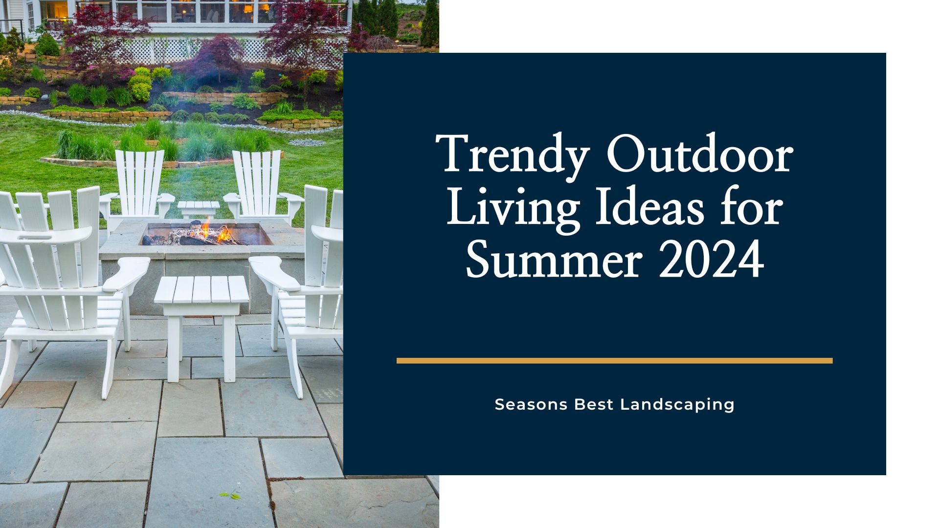 Trendy Outdoor Living Area Ideas for Summer 2024