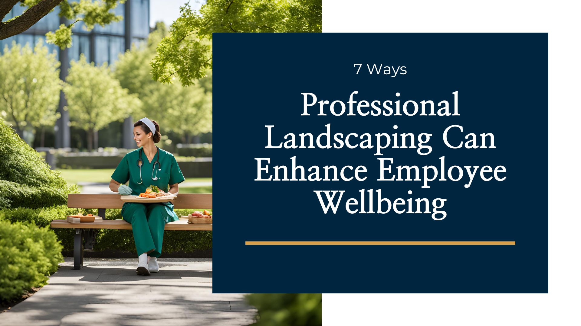 Professional Landscaping Can Enhance Employee Wellbeing